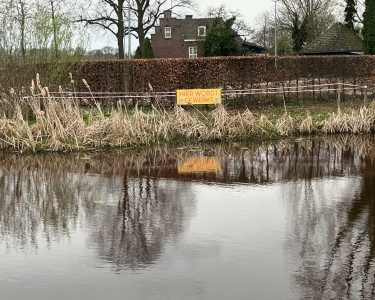 De aanleg van een Oeverzwaluwwand