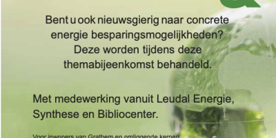 Themabijeenkomst Duurzaamheid & Energiebesparing